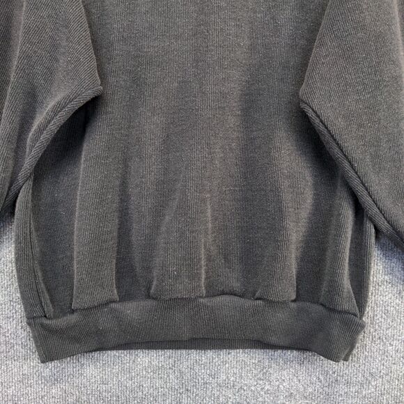 Yellow Cab Co. Men's Knit Polo Sweater Black Large Long Sleeve Polyester Blend - Picture 6 of 11